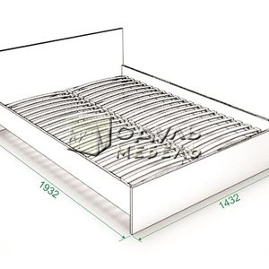 Кровать двухспальная КР-8