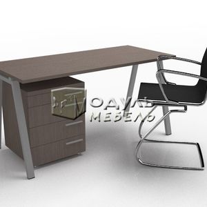 Стол офисный на металлическом каркасе Korona