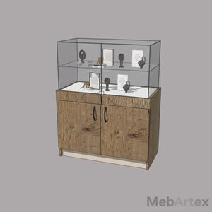 Прилавок Л-012 с распашными дверцами.
