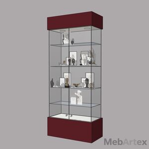Витрина М-010 с подиумом