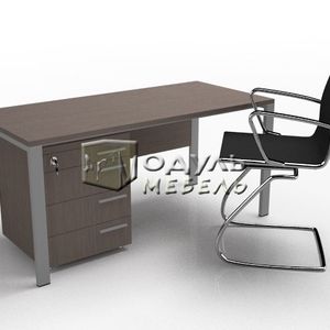 Стол офисный на металлическом каркасе Pascal